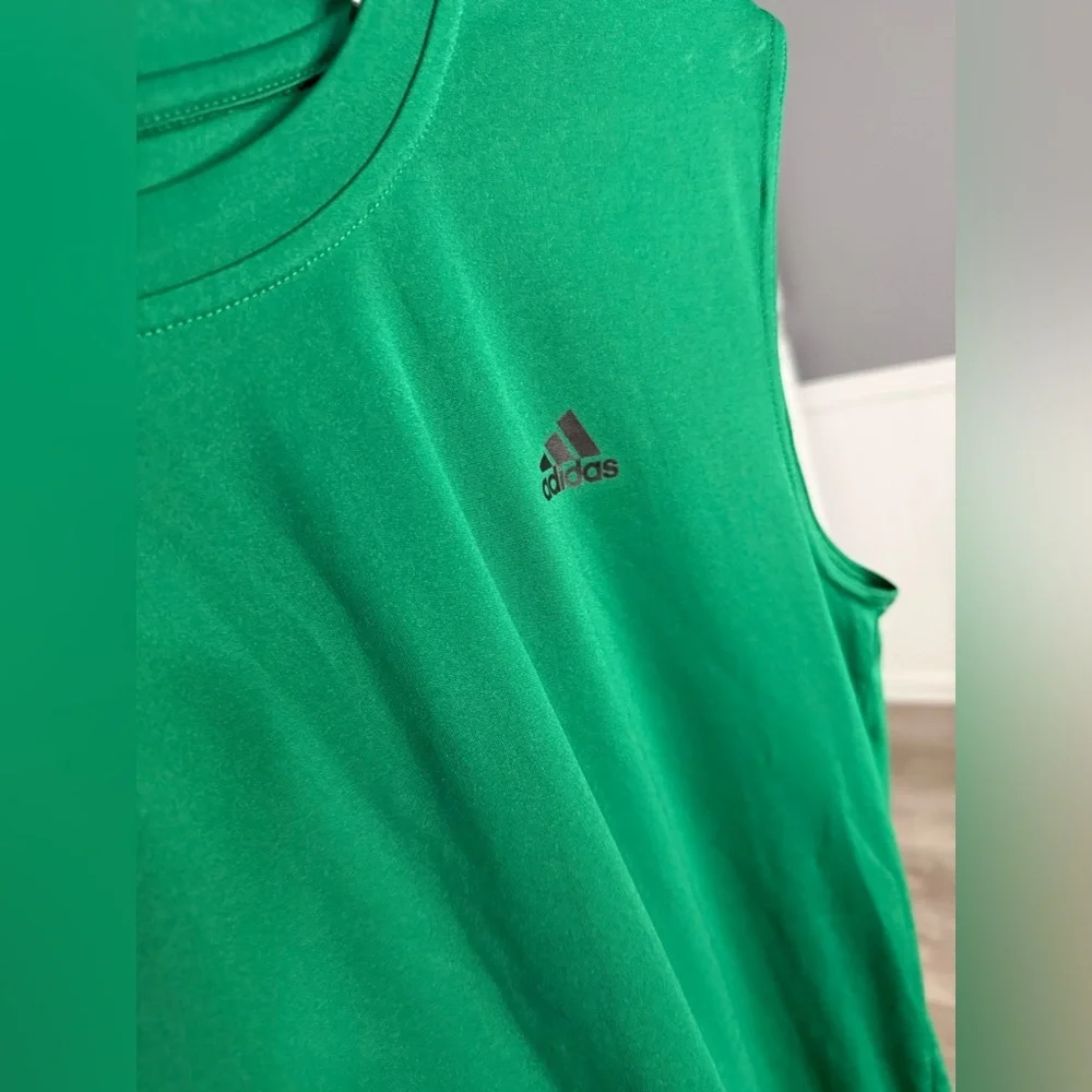 ❤️5/$25 Adidas Women's Vibrant Green Muscle Tee